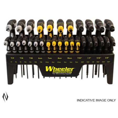Wheeler Gunsmithing Sae / Metric Hex & Torx P-handle 30pce